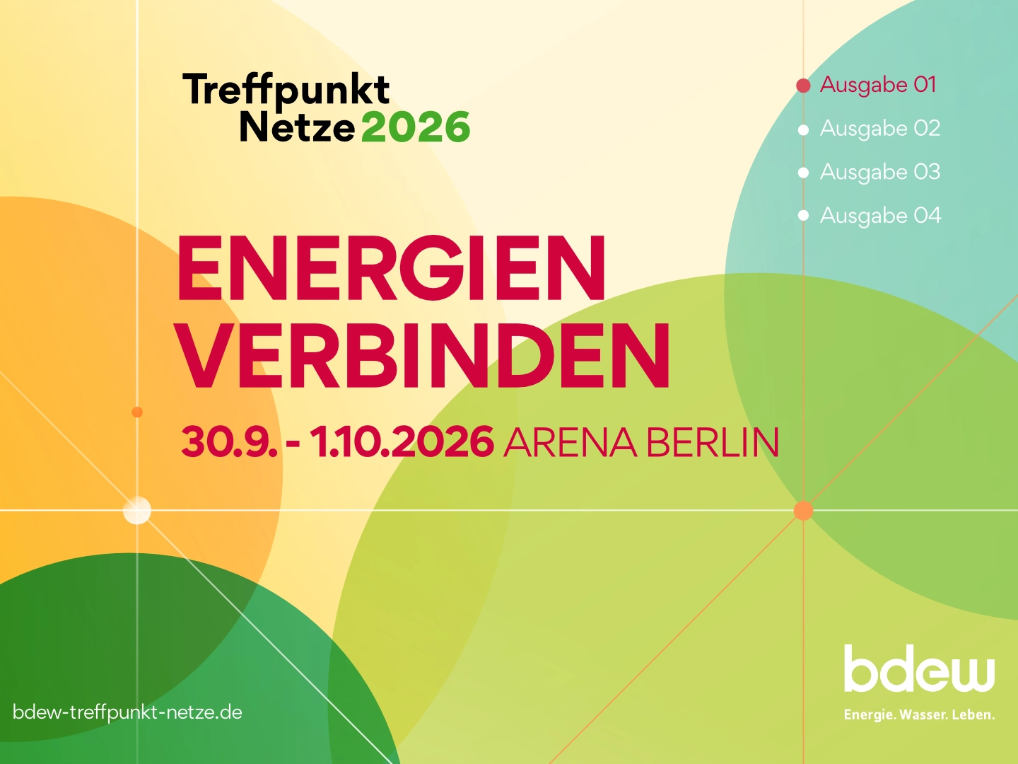 Deckblatt der ersten Ausgabe des Flyers vom Treffpunkt Netze 2026