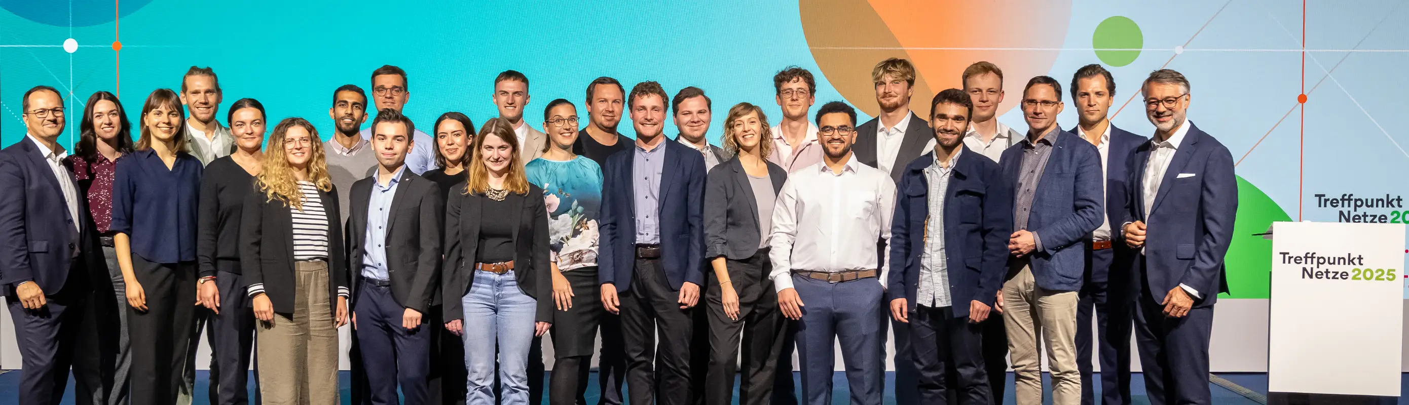 Gruppenfoto der BDEW-Nachwuchsinitiative auf dem Treffpunkt Netze 2025